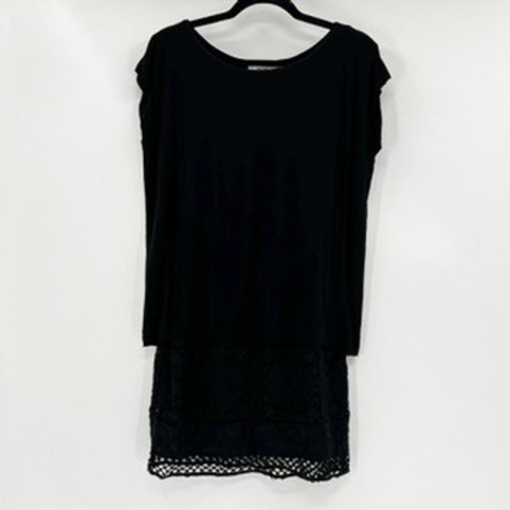Bailey44 Black‎ Lace Trim Sheath Dress Women's XS